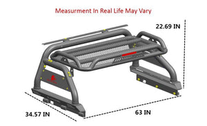 Black Horse Offroad Atrb9bk Truck Bed Bar||atrb9bk_14.Jpg||90||blkatrb9bk||1162283