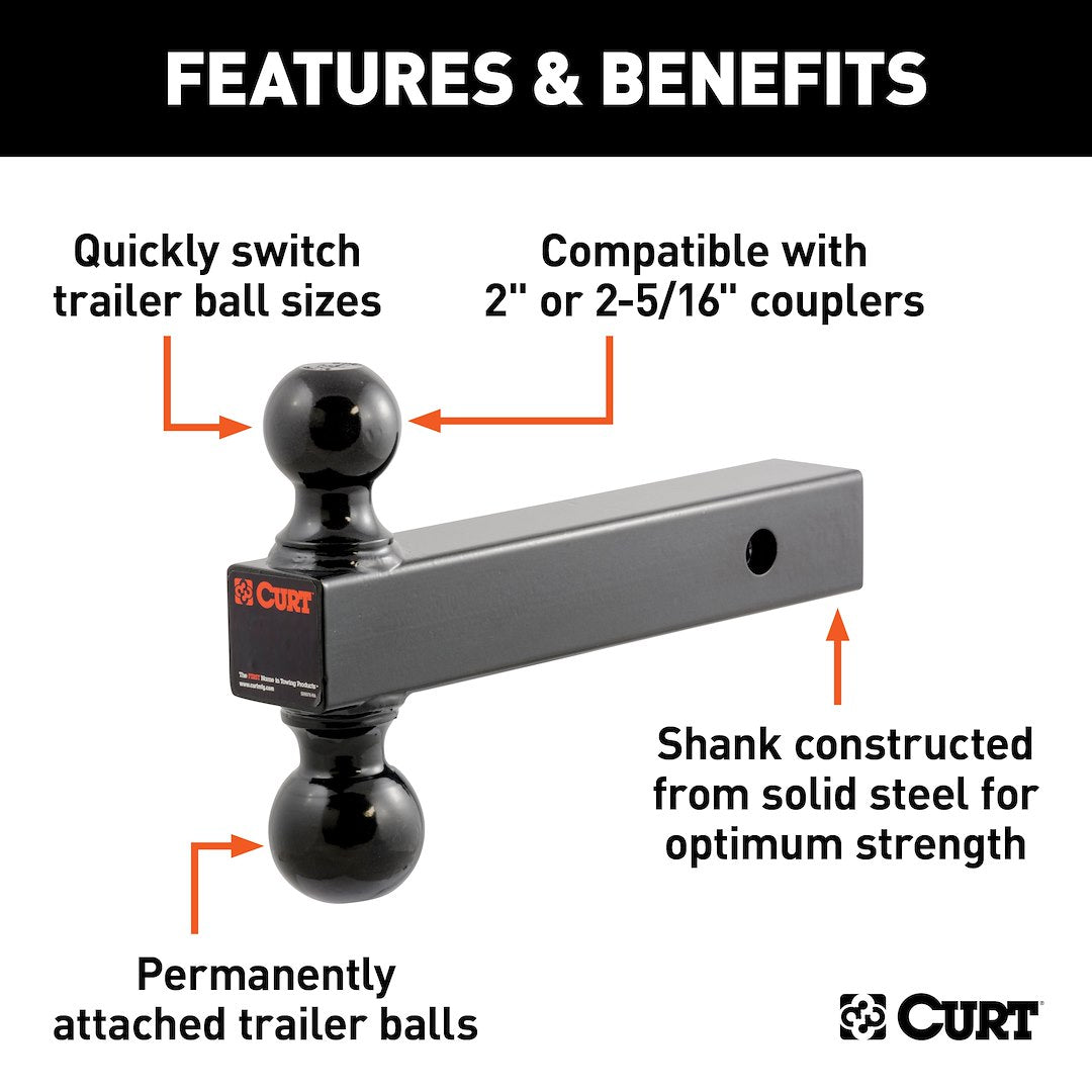 Curt 45660 Trailer Hitch Ball Mount||45660_3008x1990_Fa.Jpg||86||c9345660||930600