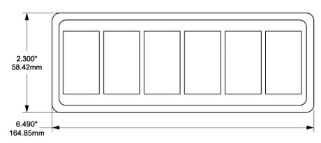 Product of Blue Sea 8260-Bss Switch Plate Cover Mounting Bracket