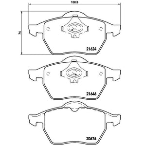 Product of Brembo P85036 Brake Pad - Set Of 4 