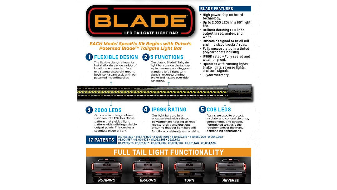 Product of Putco 9202060-04 Tailgate Light - Led