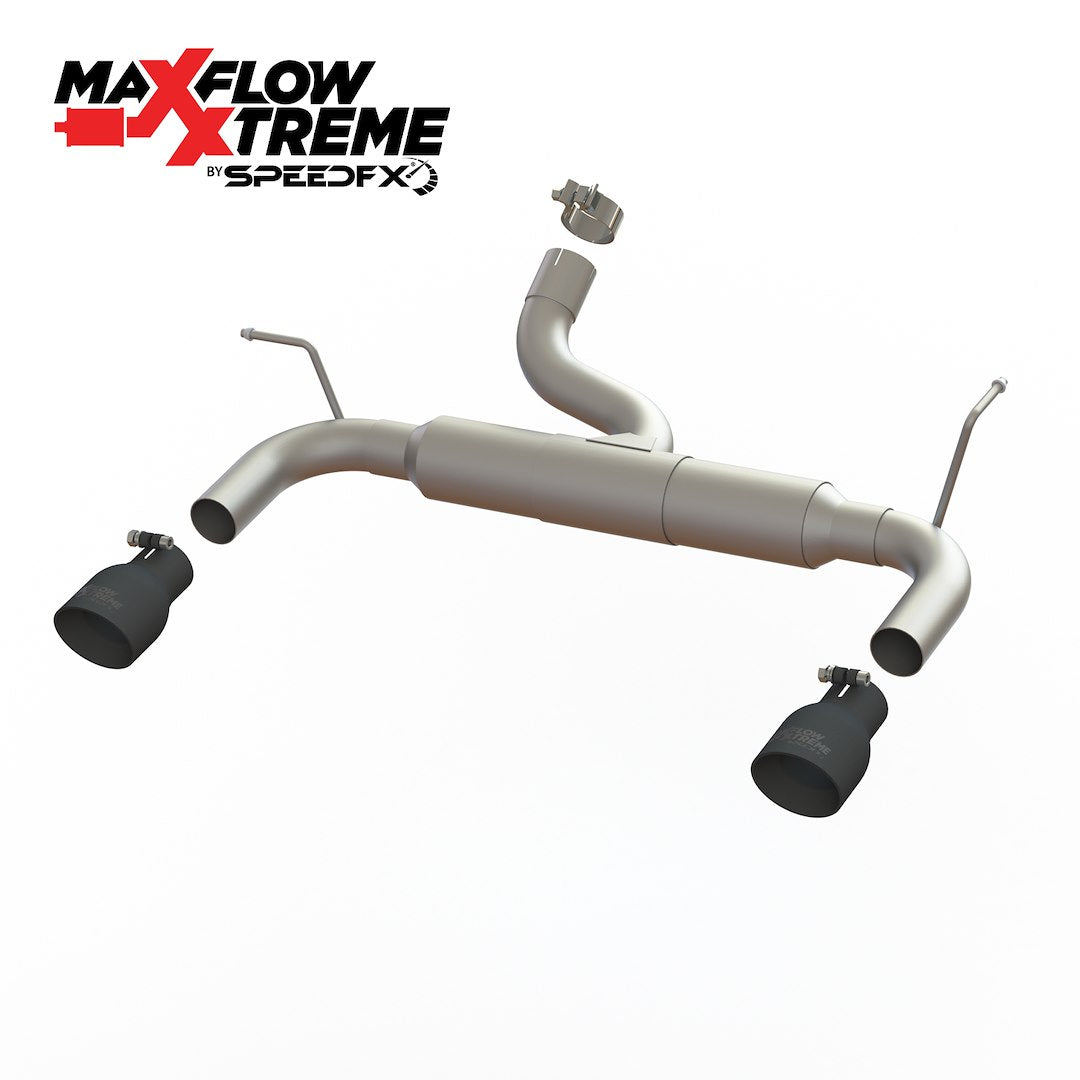 Product of SpeedFX 50600 MaxFlow Xtreme Axle Back System Single Exhaust System Kit 