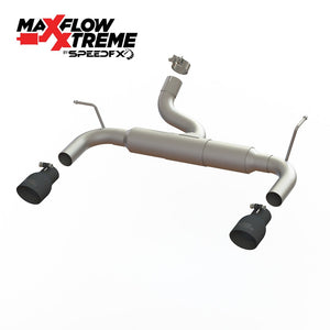 Product of SpeedFX 50600 MaxFlow Xtreme Axle Back System Single Exhaust System Kit 