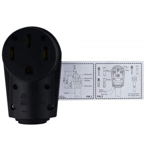 Hughes Auto 50asocket Power Cord Plug End||50asocket_2.Jpg||87||h6z50asocket||2206235