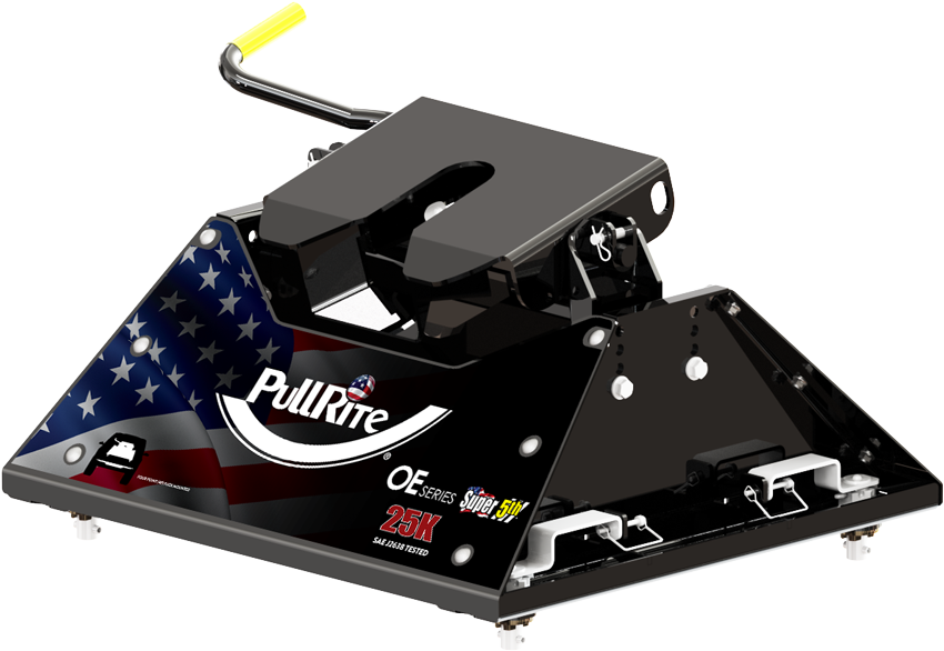 Product of PullRite 1600 Fixed 25000 Pound 4-Way Fifth Wheel Trailer Hitch 