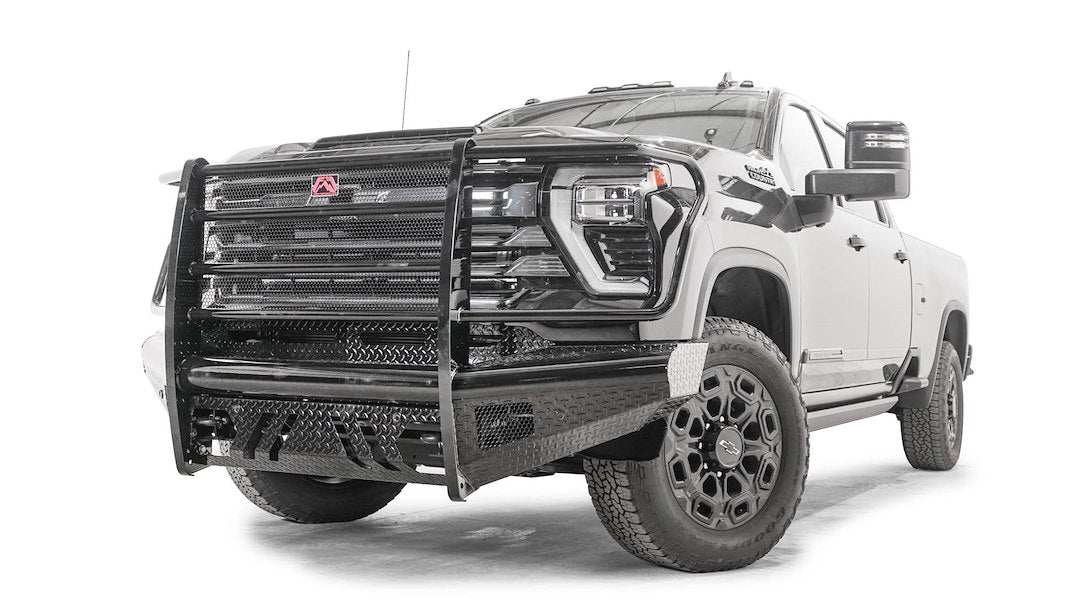 Product of Fab Fours CH24-S6160-1 Black Steel Steel Gloss Powder Coated Bumper 