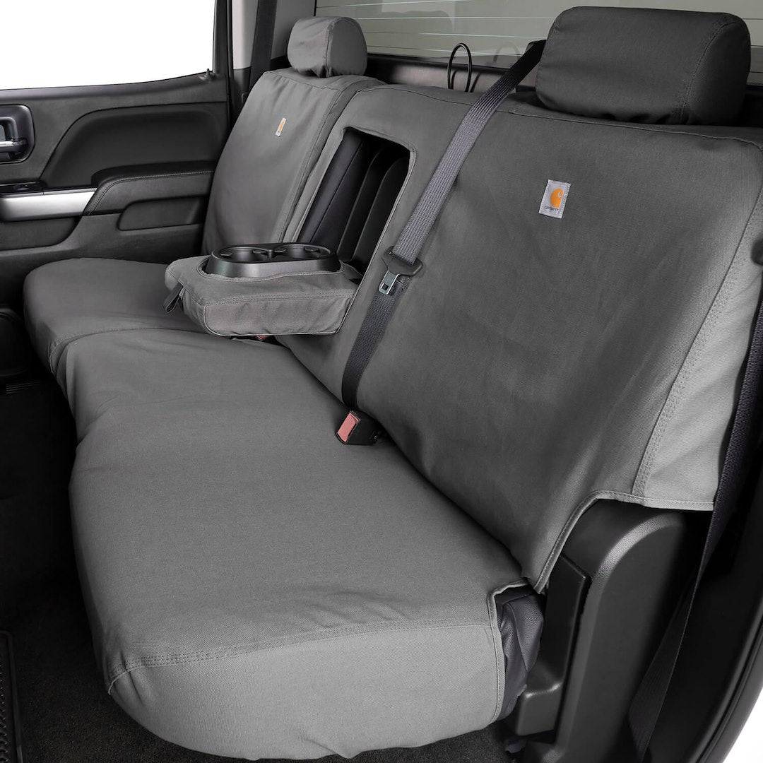 Product of Covercraft SSC7464CAGY Carhartt® SeatSaver® Carhartt Gravel Duck Weave Fabric Seat Cover 