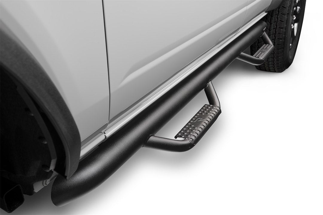 Product of N-Fab F2172B-TX W2W Series Nerf Bar With Drop Down Steps 