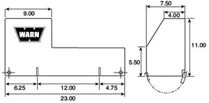 Product of Warn 13916 Winch Cover