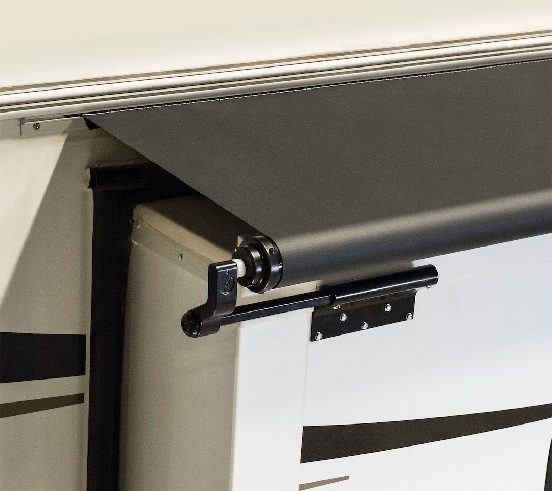 Product of Lippert Components V000251478 RV Slide-Out Automatic Awning , Black Solid 