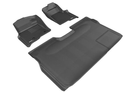 Product of 3D Mats KAGU L1FR07201509 Black Thermoplastic Rubber Of Carbon Fiber Texture Floor Liner 