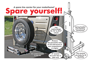 Roadmaster 195225-S Spare Tire Carrier||195225-S_3.Png||88||r6l195225s||932541