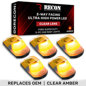Recon Accessories 264443clhpam Roof Marker Light||264443clhpam_3.Jpg||88||r89264443clam||2258741