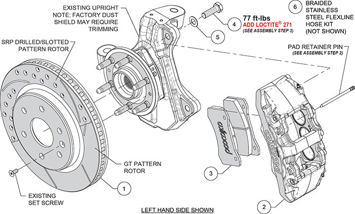 Product of Wilwood Brakes 140-16803-Dr Brake Kit