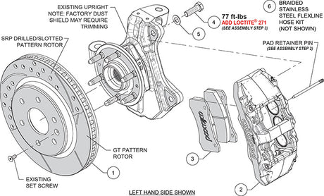 Product of Wilwood Brakes 140-16803-Dr Brake Kit