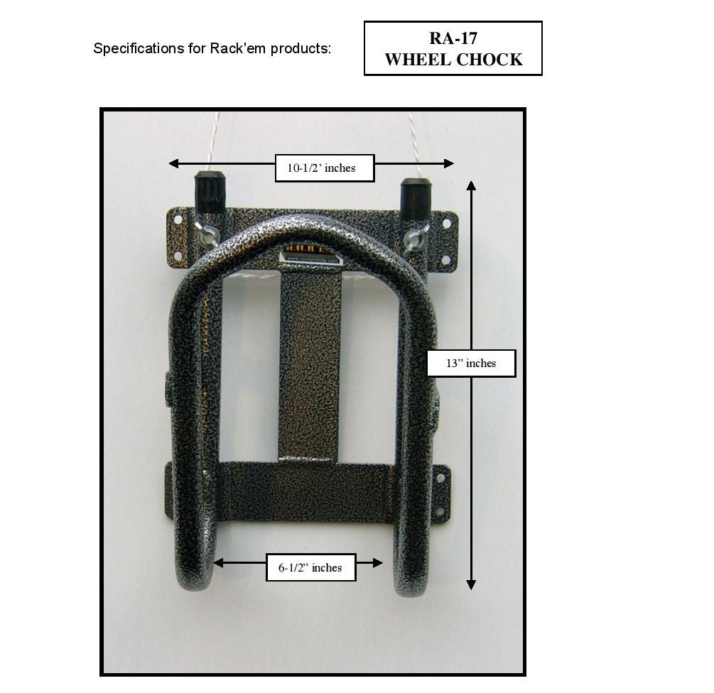 Product of Rack-Em Ra-17 Motorcycle Wheel Chock