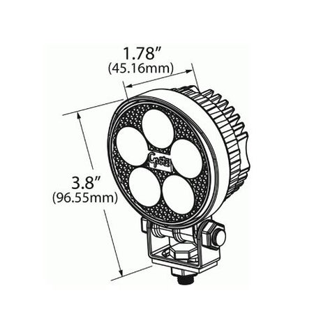 Grote Industries Bz111-5 Work Light||bz111-5_1.Jpg||86||g17bz1115||1771707