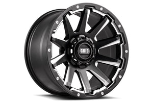 Product of Grid Wheels 20x9 Black With Natural Accents Wheel - Not Applicable Bolt Pattern 