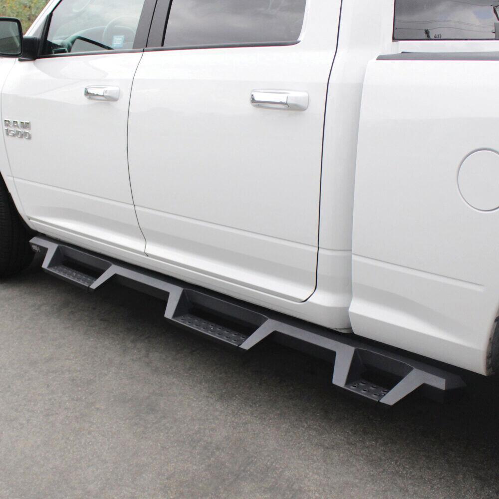 Product of Westin Automotive 56-534325 Black Powder Coated Square Nerf Bar - Truck Wheel To Wheel 