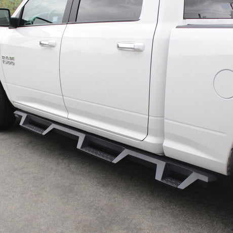 Product of Westin Automotive 56-534325 Black Powder Coated Square Nerf Bar - Truck Wheel To Wheel 