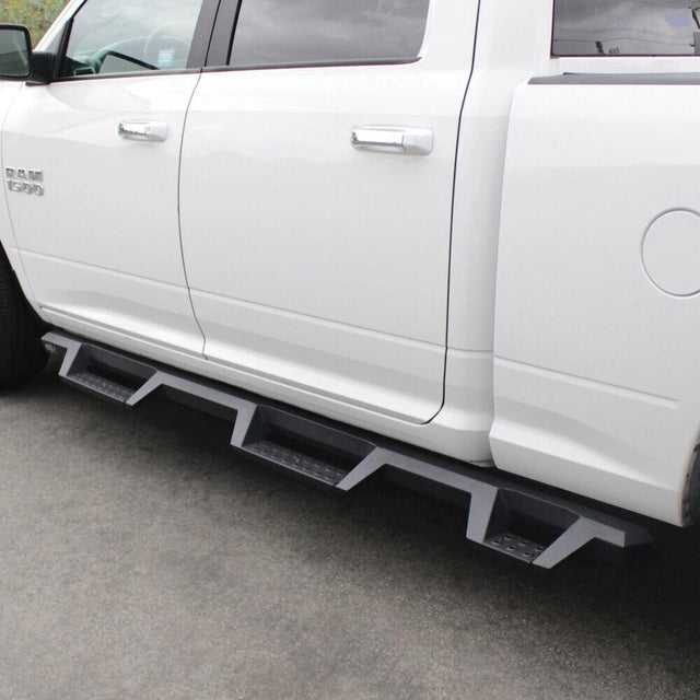 Product of Westin Automotive 56-534325 Black Powder Coated Square Nerf Bar - Truck Wheel To Wheel 