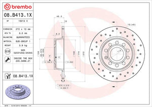 Brembo 08b4131xc02 Brake Rotor||08b4131xc02_4.Jpg||89||brm8b4131xc02||1684437