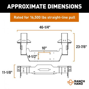 Ranch Hand Lwf231bl1 Winch Mount||lwf231bl1_2.Jpg||87||rnhlwf231bl1||1699554