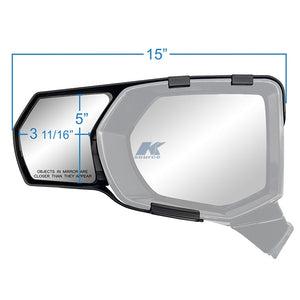 K-Source 80950 Exterior Towing Mirror||80950_4.Jpg||89||k8180950||2276145