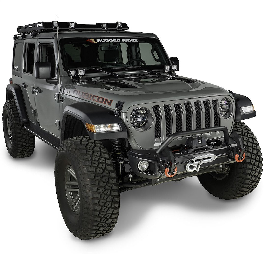 Product of Rugged Ridge 11549.05 Arcus™ Steel Powder Coated Bumper 