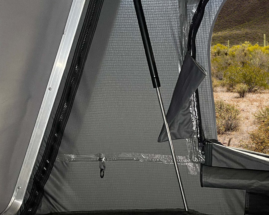 Product of Overland Vehicle Systems 18089901 Vehicle Rooftop Polymer Tent Sleeps 4 Adults 