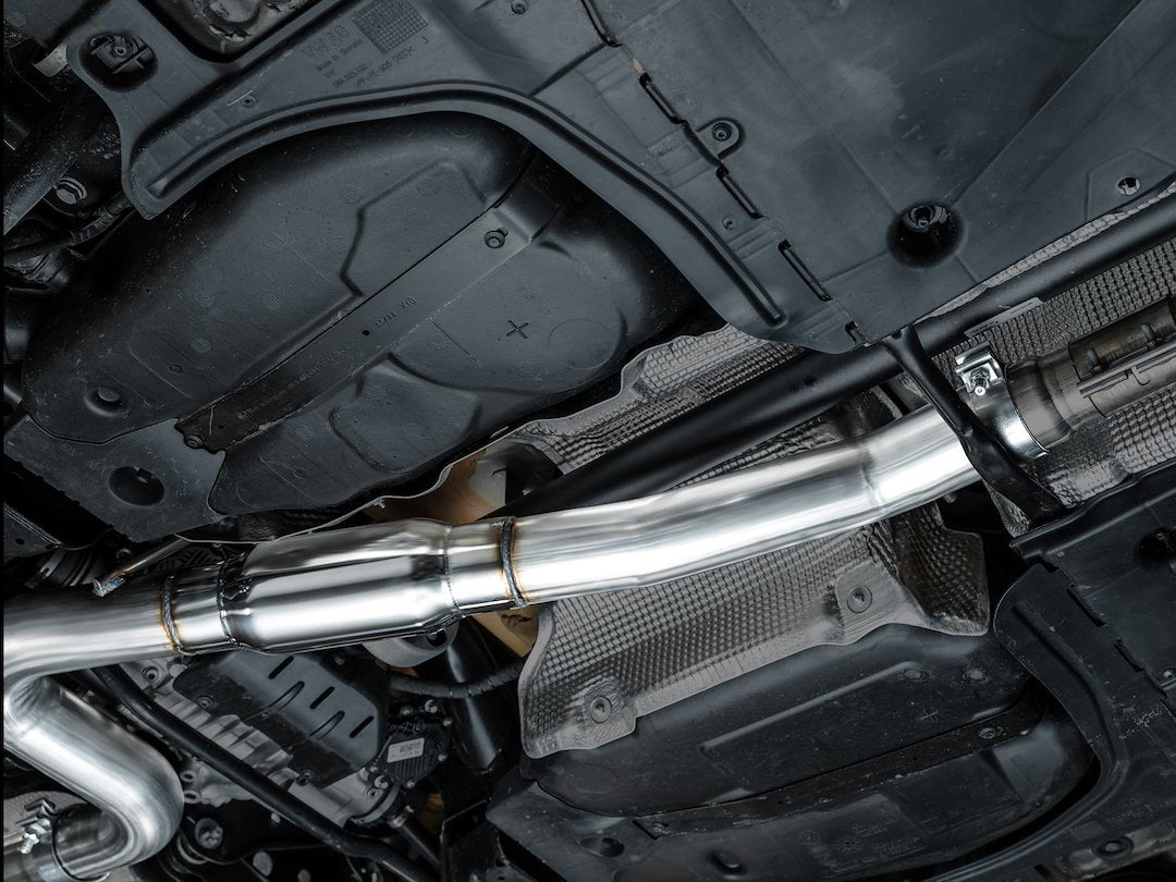 Product of AWE Tuning 3020-42658 Track Edition Cat-Back System Dual Exhaust System Kit 