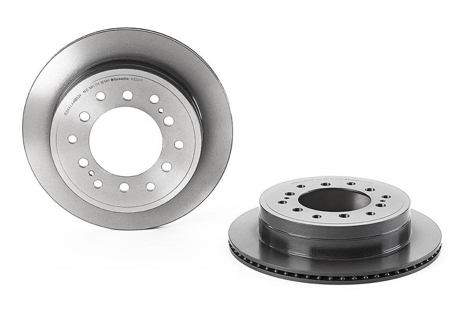 Product of Brembo 09A33411C02 Vented 1 Piece Brake Rotor 