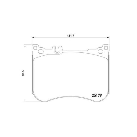 Product of Brembo P50095 Brake Pad - Set Of 4 