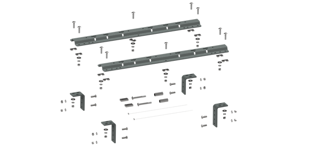 B&W Trailer Hitches Rvr3200 Fifth Wheel Trailer Hitch Mount Kit||rvr3200.Png||85||b94rvr3200||1139925