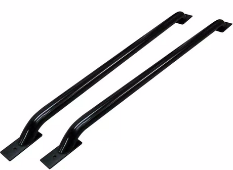 Product of Go Rhino 8127B Black Powder Coated Round Tube Bed Side Rail 