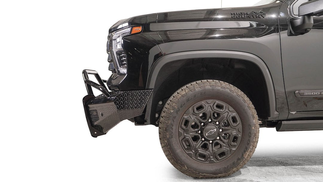 Product of Fab Fours CH24-S6162-1 Black Steel Steel Gloss Powder Coated Bumper 