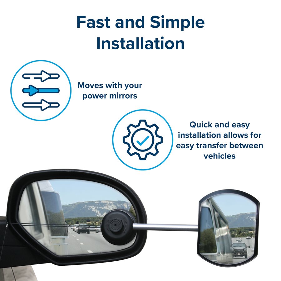 Product of Eaz Lift 25668 Exterior Towing Mirror