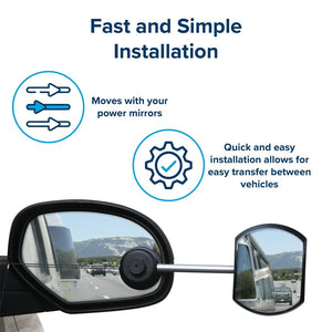 Product of Eaz Lift 25668 Exterior Towing Mirror