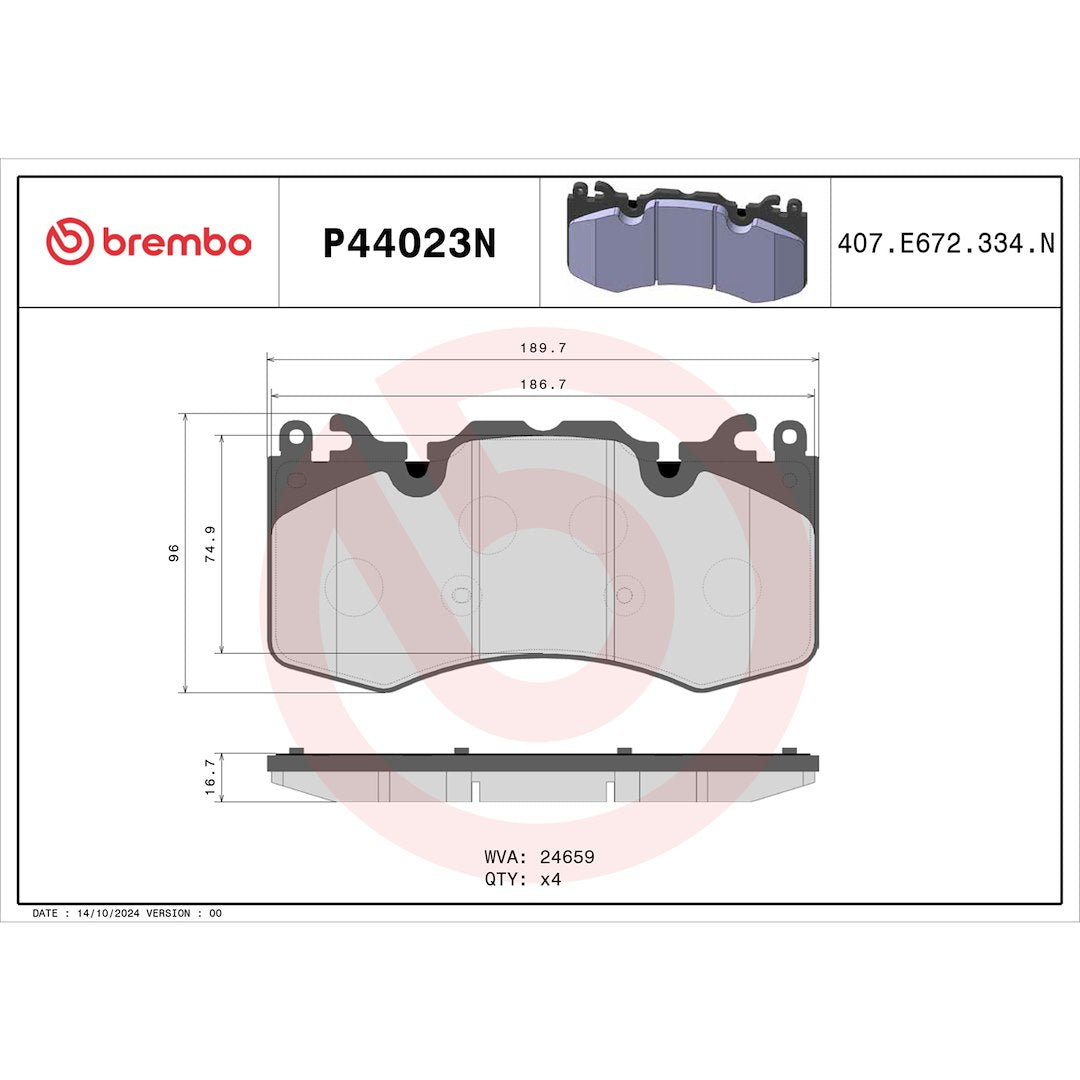 Brembo Kt00c38 Brake Kit||||92||brmkt00c38||2008871