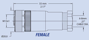 Product of Maretron Fa-Cf-St Micro Field Attachable Connector