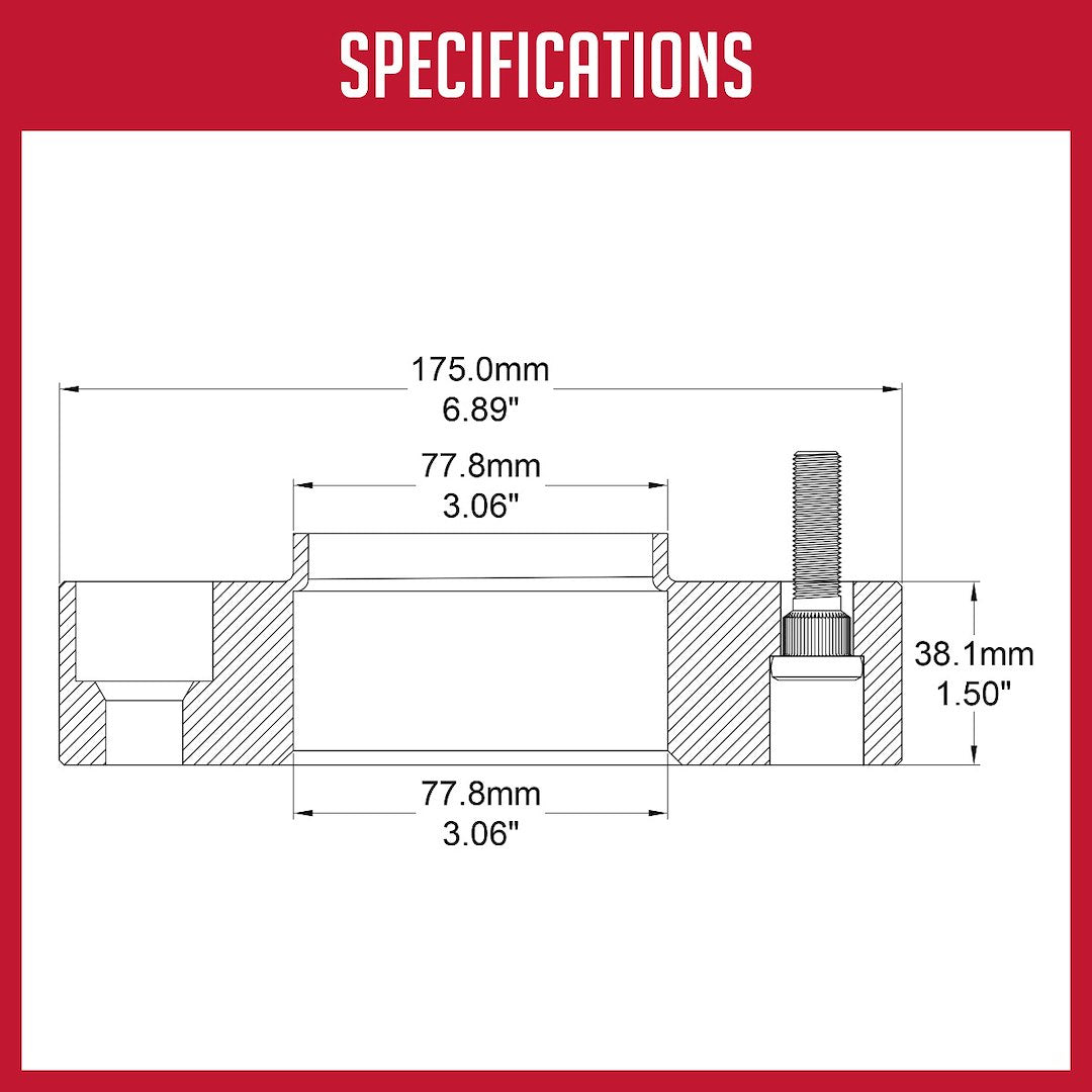 Product of Coyote Wheel Accessories 6550-6550h-C125 Wheel Adapter