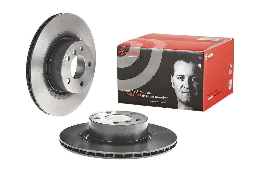 Product of Brembo 09B56911C02 Vented 1 Piece Brake Rotor 