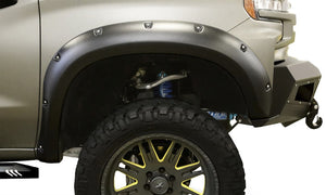 Product of Lund International RX130TA Pocket Style/ Exposed Fasteners Black Fender Flare - Set Of 2 