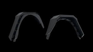 Product of Body Armor JL-6103 Non-Exposed Fasteners Black Fender Flare - Set Of 2 