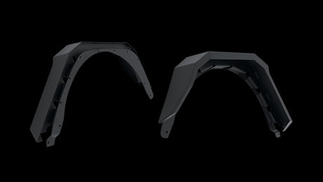 Product of Body Armor JL-6103 Non-Exposed Fasteners Black Fender Flare - Set Of 2 