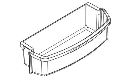 Thetford/ Norcold 50792 Refrigerator Door Bin||636747_Diagram.Jpg||85||dca50792||1788031