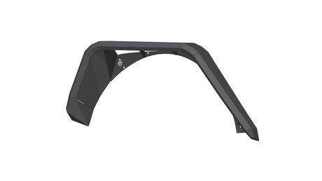 Product of Road Armor 518AFR0B Non-Exposed Fasteners Black Fender Flare - 