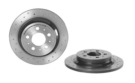 Product of Brembo 0877651XC02 Xtra Solid Cross Drilled 1 Piece Brake Rotor 