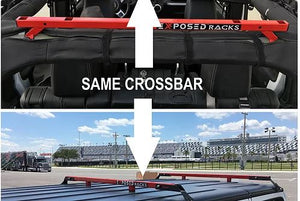 Product of Exposed Racks 8-00-9702-RD 51 Inch Red Roof Rack Cross Bar - Single 