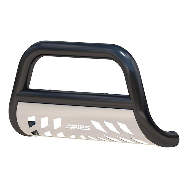 Product of Aries B35-4017 Bull Bar Black Powder Coated 3 Inch Yes with skid plate 